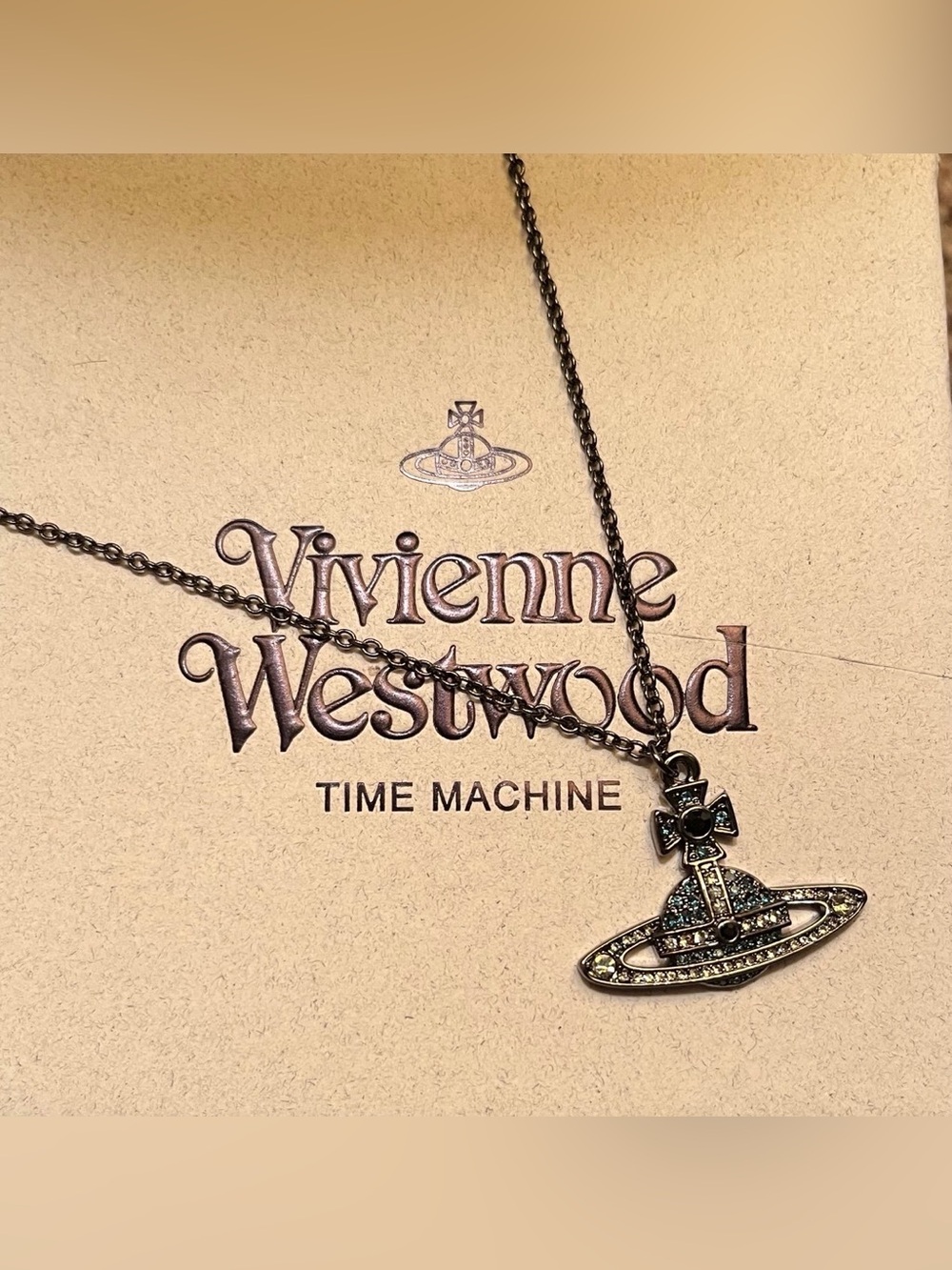 Vivienne Westwood Black & Blue Necklace - Picture 3 of 4